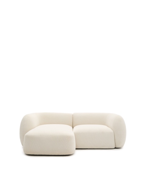 Модульный 2-местный диван Martina в экрю шенилле с левым шезлонгом 230 см от интернет-магазина IDODOM.RU