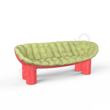 Диван SLON Chili Red, Green