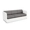 Диван Grace с подушками Snow White, Graphite