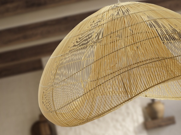 Подвесной светильник Sabah из натурального ротанга 100CM от интернет-магазина IDODOM.RU