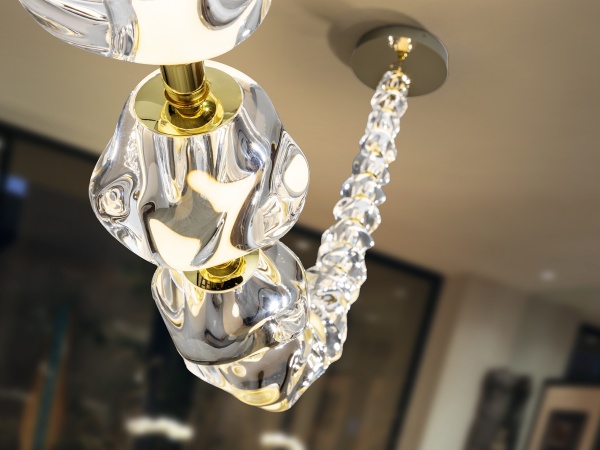 Люстра Zaria II 21L- золотой/жемчужный DIM от интернет-магазина IDODOM.RU