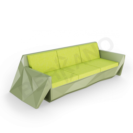 Диван Quaro с подушками Olive green, Green