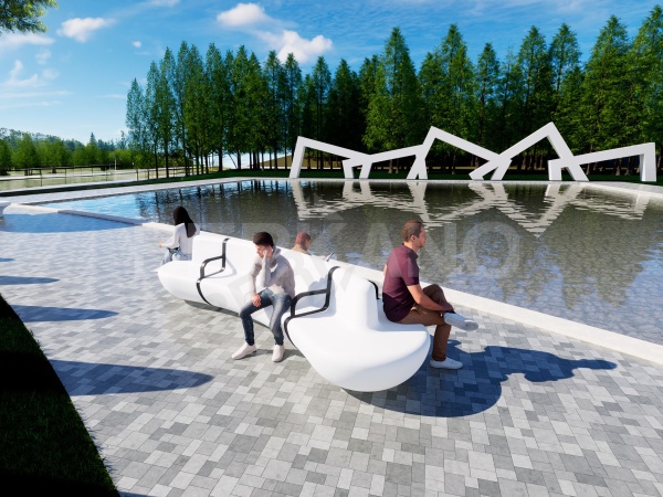 Разделитель для скамейки Urban Armrest от интернет-магазина IDODOM.RU