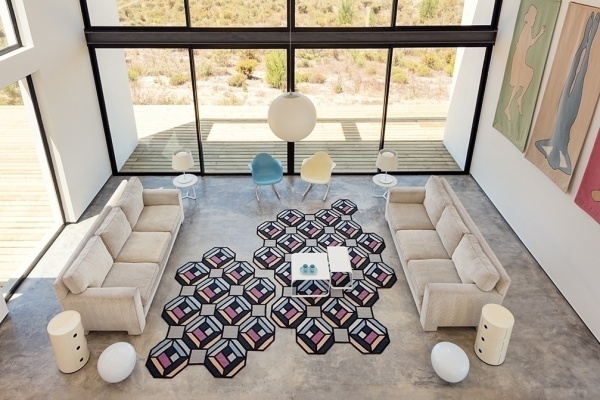 Ковер Parquet Tetragon Blue 147x213 от интернет-магазина IDODOM.RU