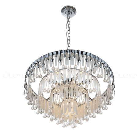 Люстра Cloyd CAPULETTI C13 / Ø63 см - хром (арт.11300) от интернет-магазина IDODOM.RU