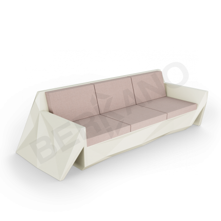 Диван Quaro с подушками Bone Brown, Cappuccino
