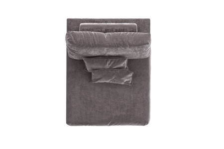 Модуль диван Элизиум со спинкой - Эликсир иск. замша