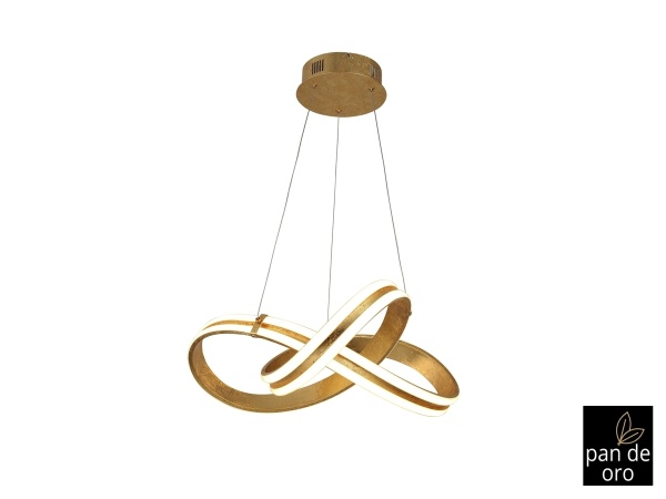 Подвесной светильник Lazas Ø46 золотая фольга от интернет-магазина IDODOM.RU