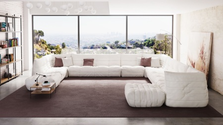 Пуф ДеФранс™️ 90/90 - Хеппи велюр