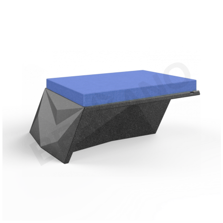 Угловой модуль Quaro с подушками Black Granite, Navy