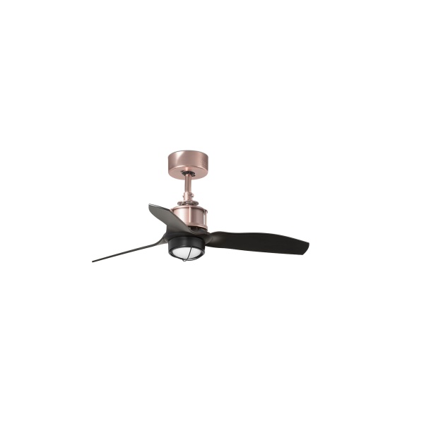 Потолочный вентилятор с освещением Deco Fan LED медный/черный 81 см от интернет-магазина IDODOM.RU