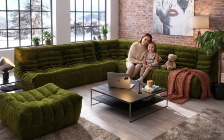 Кресло ДеФранс™️ 1-местное - Эконом микровелюр