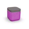 Пуф Grace фиолетового цвета, аксессуар графитового цвета