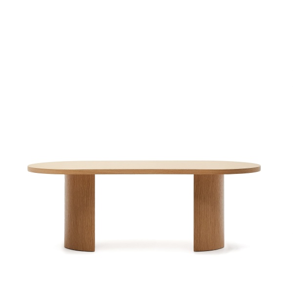 Стол Nealy с дубовым шпоном в натуральной отделке, 200 x 100 см от интернет-магазина IDODOM.RU