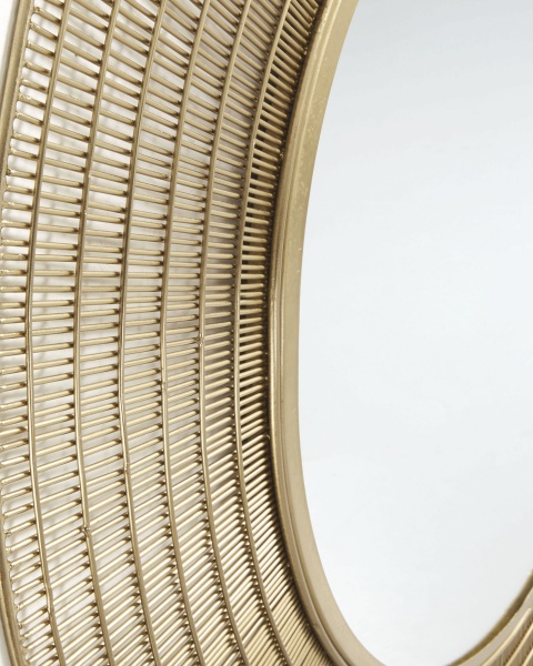 Зеркало Plax в латунной раме от интернет-магазина IDODOM.RU