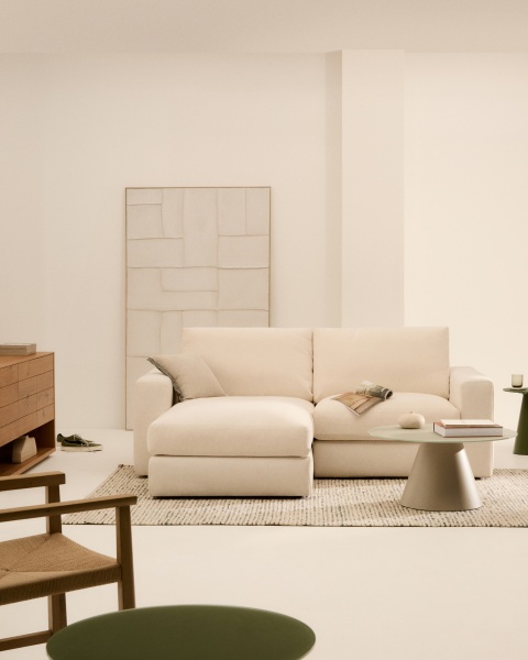 Alea 3-местный модульный диван с левым шезлонгом и съемным чехлом 220 см от интернет-магазина IDODOM.RU