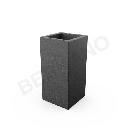 Кашпо Cubric 40*80 DB Black Granite