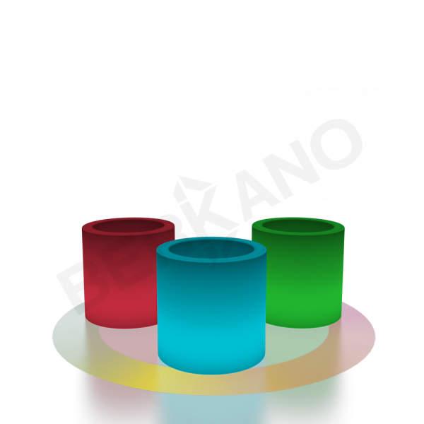 Кашпо Cilindro 40 DB Snow White RGB ACC