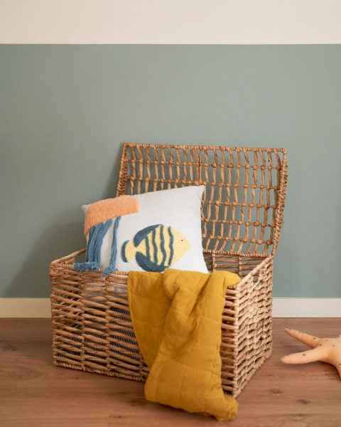 Xuliana Набор из 2-х корзин из натурального волокна с натуральной отделкой от интернет-магазина IDODOM.RU