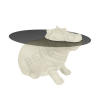 Стол HIPPO Bone коричневого цвета