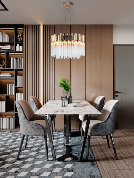 Люстра Cloyd MASSOLIT C14 / Ø62 см - золото (арт.11513) от интернет-магазина IDODOM.RU