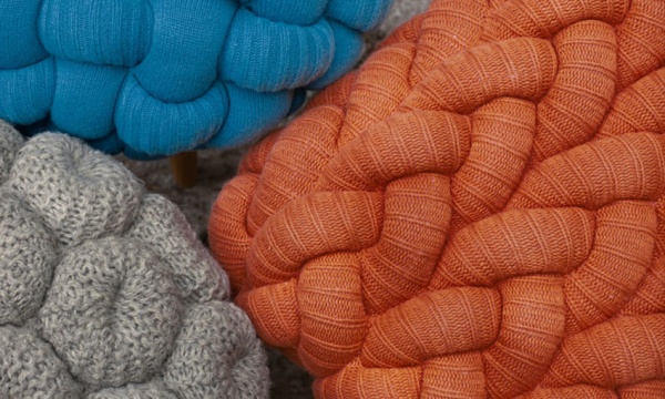 Табуретка Knitted Stools Orange от интернет-магазина IDODOM.RU