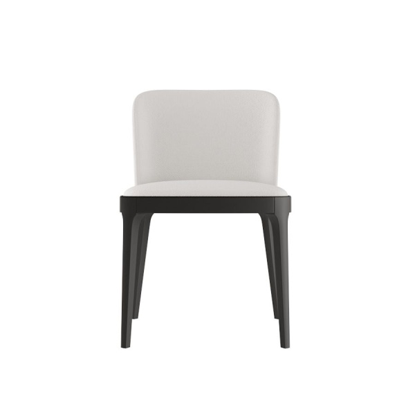 Стул Magda без стежек, массив бук, рогожка белый от интернет-магазина IDODOM.RU