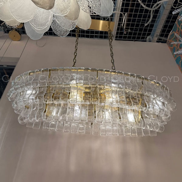 Люстра Cloyd NAMASTE C10 / шир. 100 см - латунь - прозрачн.стекло (арт.11690) от интернет-магазина IDODOM.RU