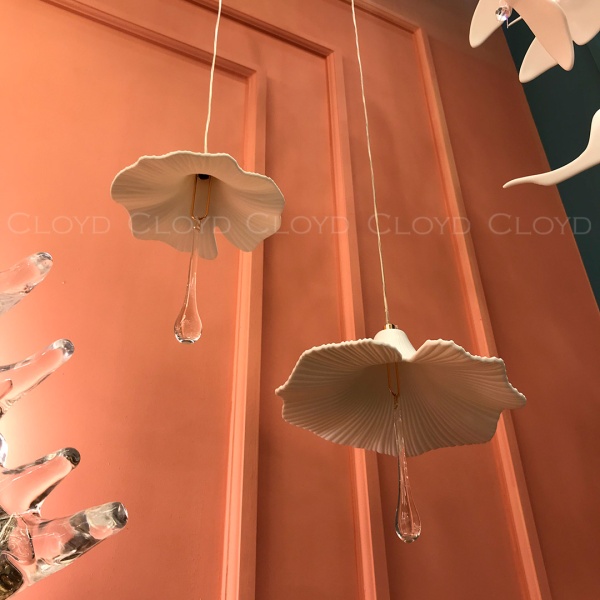 Подвесной светильник Cloyd SHANGRILA P1 / Ø16 см - керамика - золото (арт.11467) от интернет-магазина IDODOM.RU