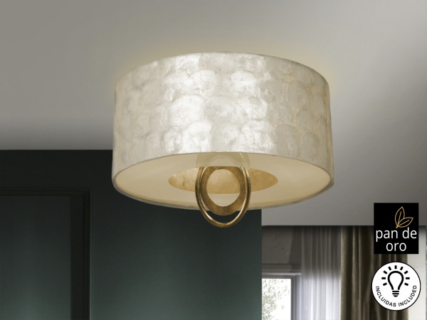 Потолочный светильник Eden Ø40  3L золотой от интернет-магазина IDODOM.RU