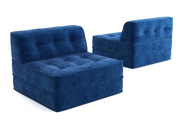 Комплект со спинкой Гоа - Эконом микровелюр