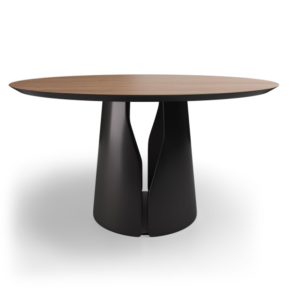 Стол круглый GIO 120, шпон от интернет-магазина IDODOM.RU