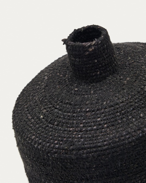 Ваза Salinas из натуральных волокон с натуральной отделкой 20 см от интернет-магазина IDODOM.RU