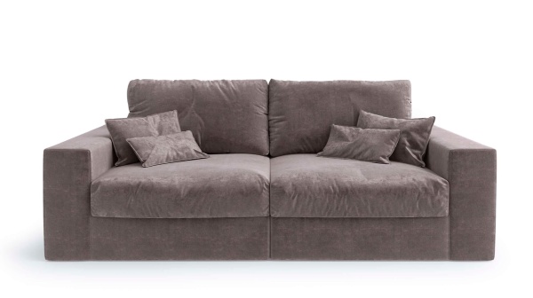 Диван Элизиум прямой двухместный - Эконом микровелюр