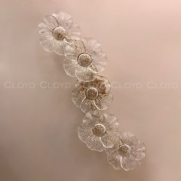 Бра Cloyd SHAMBALA-B W5 / выс. 72 см - золото (арт.20396) от интернет-магазина IDODOM.RU