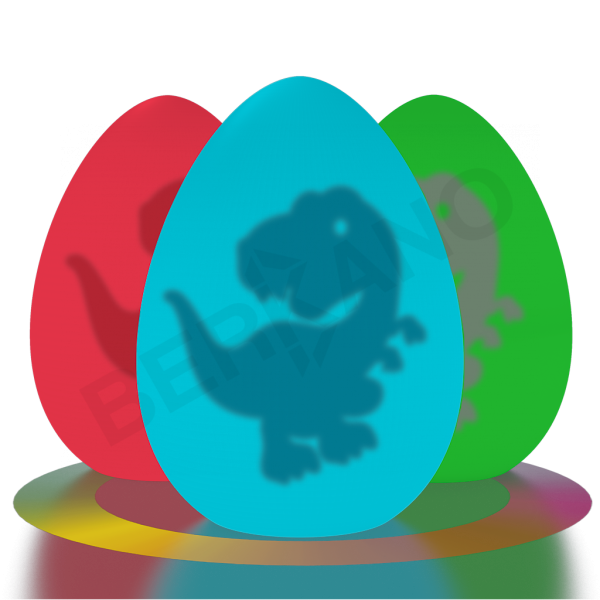 Светильник Dino D с RGB подсветкой