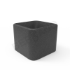 Кашпо Cubo 60 цвета черный гранит