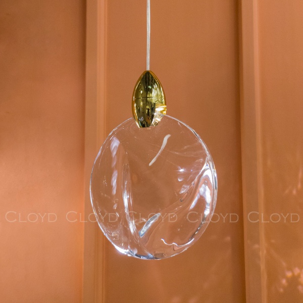 Подвесной светильник Cloyd GLOCK-B P1 / Ø12 см - золото (арт.11624) от интернет-магазина IDODOM.RU