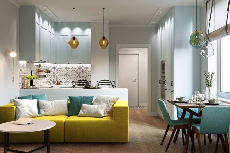 Модуль диван Драм Д-101 - Оксфорд искусственная замша