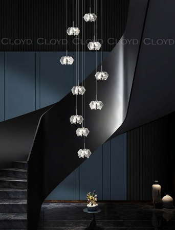 Люстра Cloyd FRANZEN C10 / выс. 300 см - хром (арт.11589) от интернет-магазина IDODOM.RU