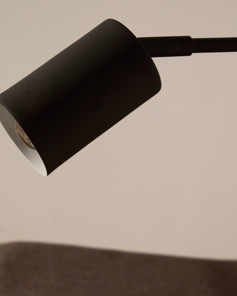 Настольная лампа Manie из металла с отделкой под черный чугун от интернет-магазина IDODOM.RU