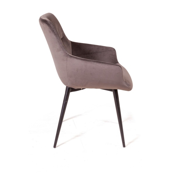 Стул Jordan, бархат пепельно-бежевый 25, опора конус от интернет-магазина IDODOM.RU