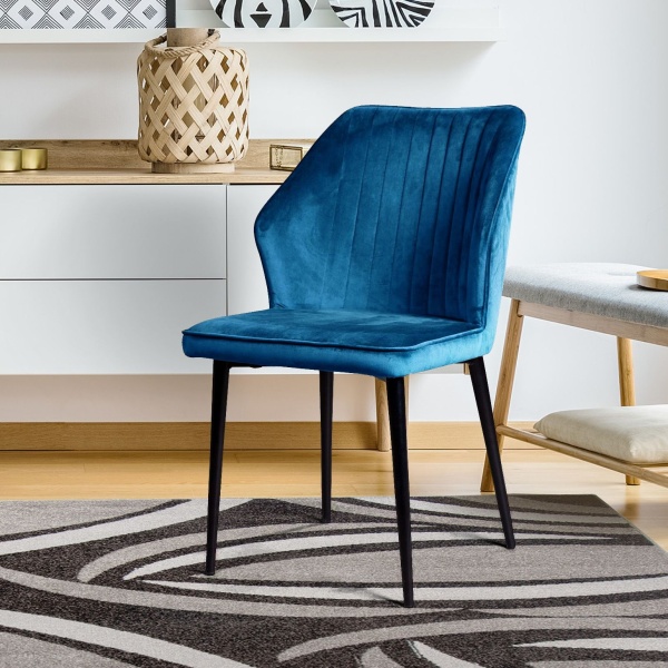 Стул Berg, бархат синий 29 от интернет-магазина IDODOM.RU