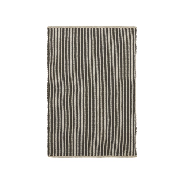 Satanca Ковер в бежевую и черную полоску из синтетики от интернет-магазина IDODOM.RU