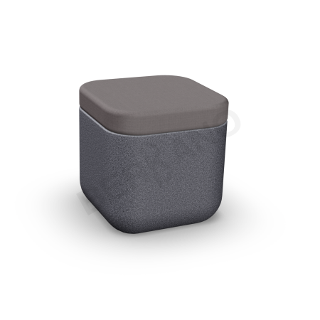 Пуф Grace Black Granite, Graphite