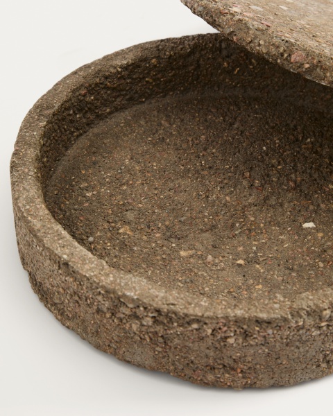 Декоративная каменная шкатулка Mirani Ø 23 см от интернет-магазина IDODOM.RU