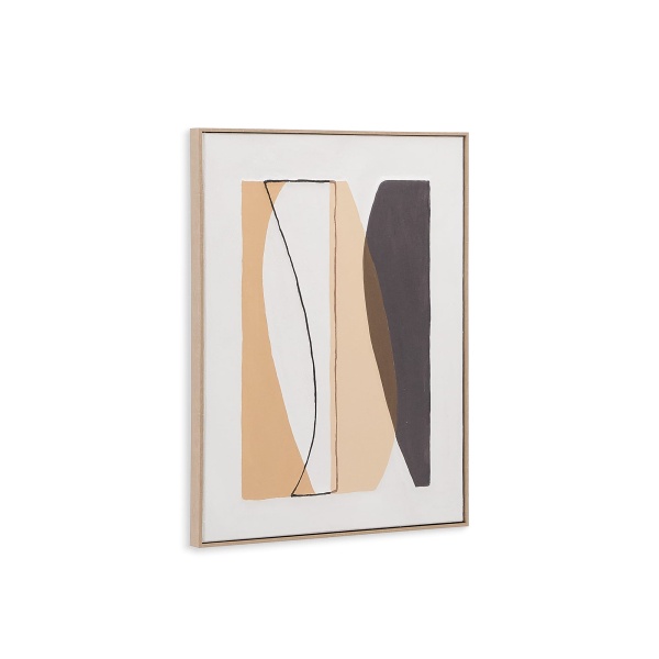 Картина Zay с коричневыми геометрическими фигурами, 80 x 100 см от интернет-магазина IDODOM.RU