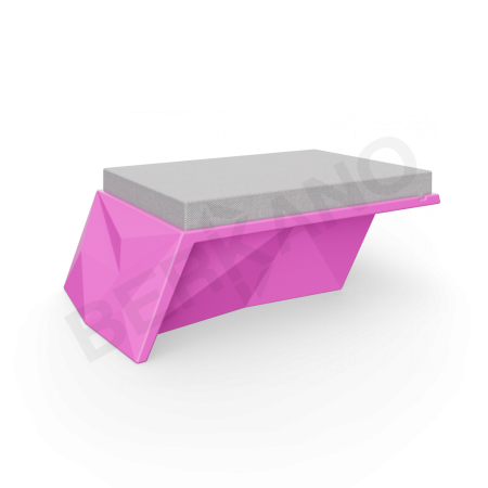 Угловой модуль Quaro с подушками Royal Purple, Gray