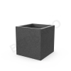 Кашпо Cubo 60 Black Granite