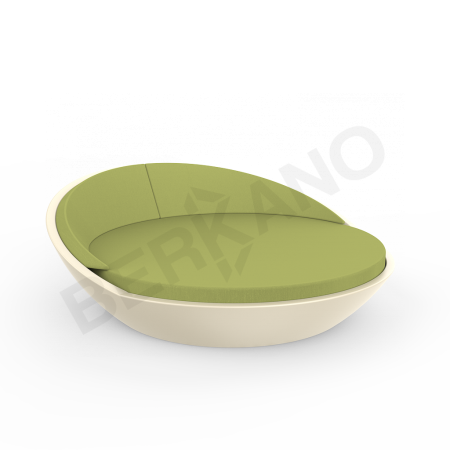 Шезлонг Riviera Bone Brown, Green